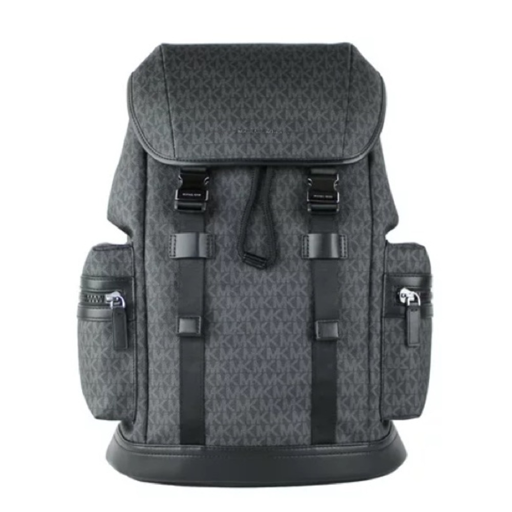 Michael Kors Men's Cooper Signature Leather Multi Pocket Backpack